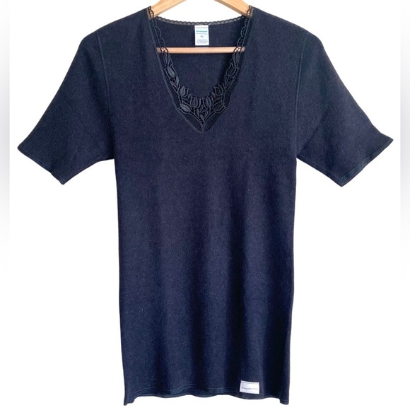 REUMIHELP Women’s Angora Wool Blend Soft Stretchy Neutral Basic Thermal Top XL - Picture 5 of 8